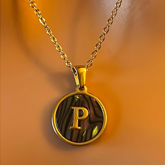 P Letter Necklace - Picture 1 of 4